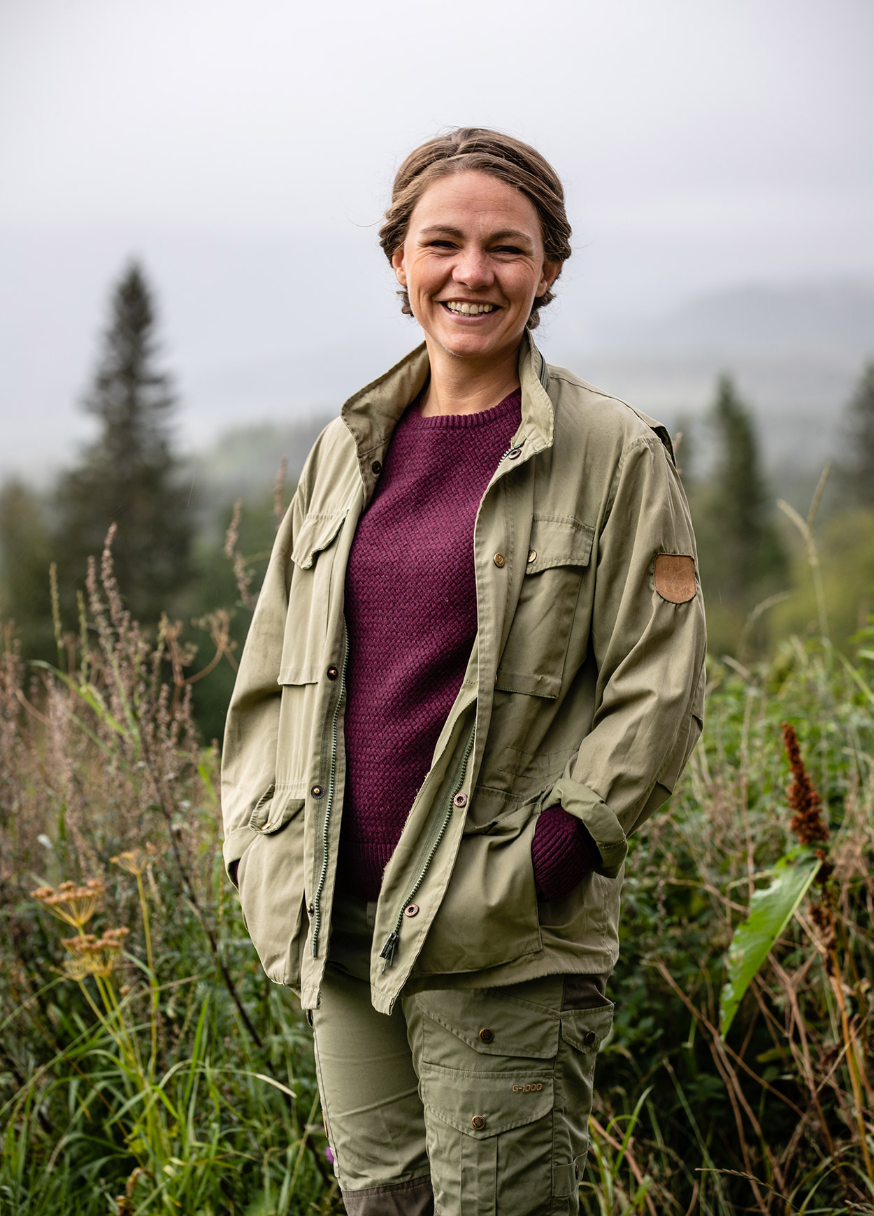 Christiane Dolva Törnberg standing in field