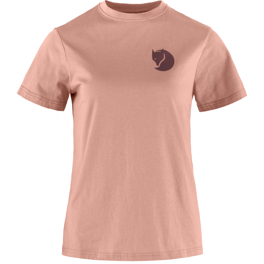 Fjällräven Fox Boxy Logo Tee W Women’s T-shirts & tank tops Pink Main Front 73805